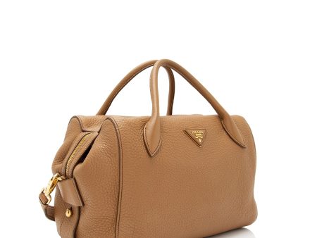 Prada Vitello Daino Duffle Bag mm7NZW Online Hot Sale