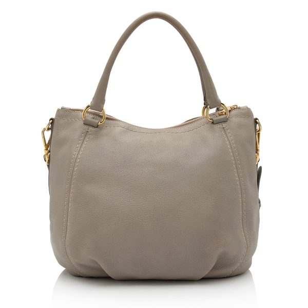 Prada Vitello Daino Convertible Large Tote Zl7aLB Online now