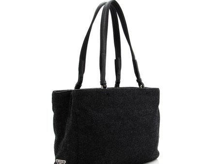 Prada Vintage Wool Tote 19253 on Sale