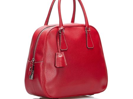 Prada Vitello Leather Handbag PpWnwM Cheap