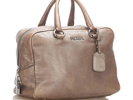 Prada Vitello Daino Handbag 17695 on Sale