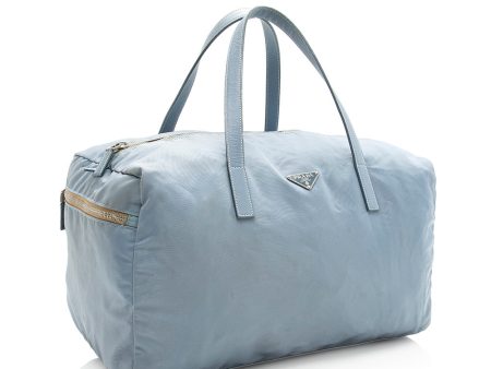 Prada Tessuto Vernice Small Duffle Bag - FINAL SALE 19525 Online