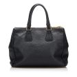 Prada Vitello Daino Double Zip Satchel zKLSSH Online Sale