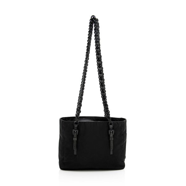 Prada Vintage Tessuto Plastic Chain Small Tote - FINAL SALE 19098 Online