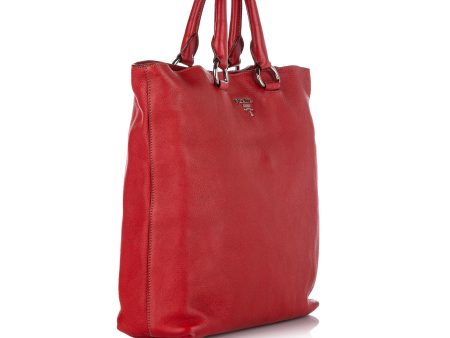 Prada Vitello Daino Tote Bag 20751 Hot on Sale