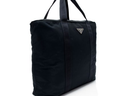 Prada Tessuto Vertical Duffle Bag 2Gs5Cd Online Hot Sale