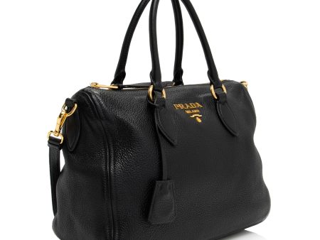 Prada Vitello Phenix Convertible Satchel hcRYyS For Cheap