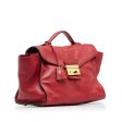 Prada Vitello Daino Sound Lock Satchel Telq0f Discount