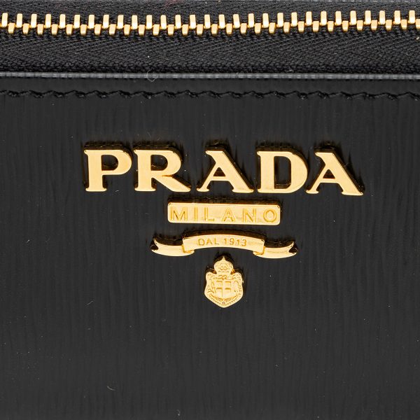 Prada Vitello Move Zip Around Key Holder 18999 on Sale