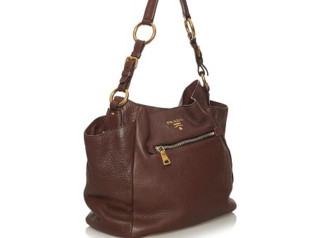 Prada Vitello Daino Tote Bag 33845 Fashion