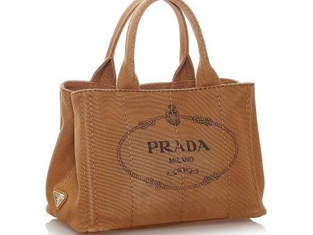 Prada Canapa Logo Canvas Satchel 27731 Hot on Sale