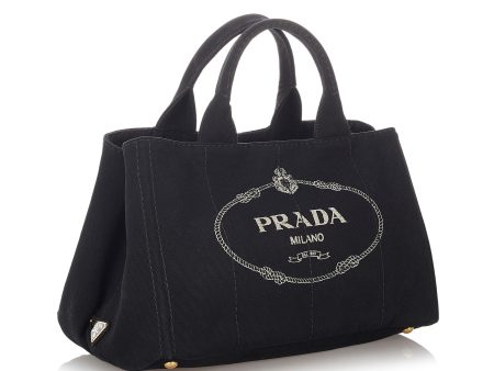 Prada Canapa Logo Canvas Satchel 27091 Online Hot Sale