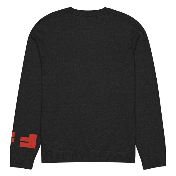 [ Blissed Black ] Knitted crew neck sweater Online