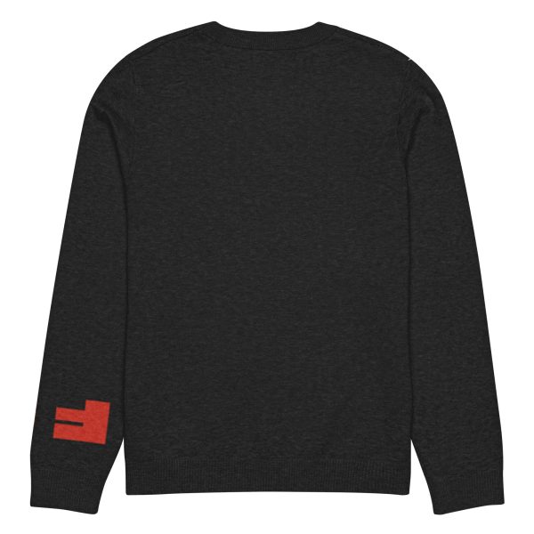 [ Blissed Black ] Knitted crew neck sweater Online