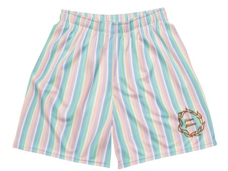 The-Moody-Mood Unisex mesh pastel shorts Online Hot Sale