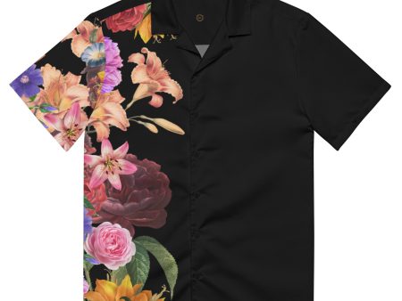 ‘Evelyn-of-Flowers’ Unisex button shirt Online Sale