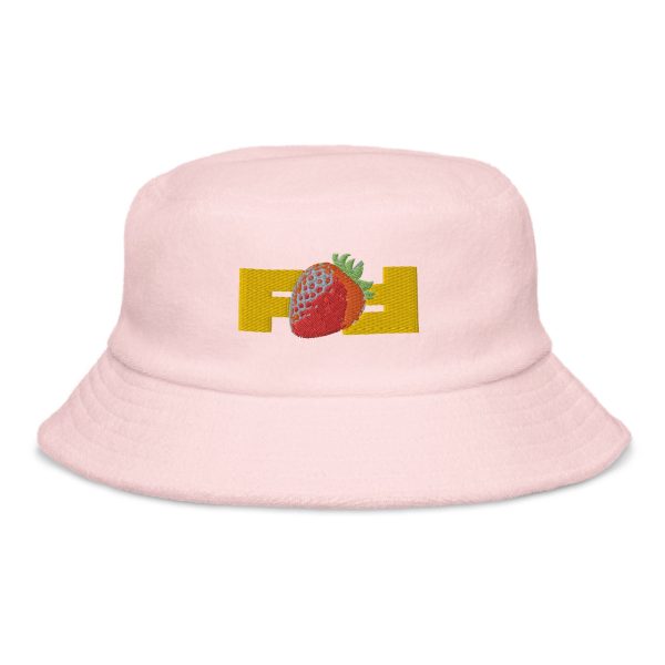 [Funique 47] Unstructured terry cloth bucket hat For Discount