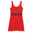 ‘The-Paint-The-Town-Red’ Skater Dress Discount