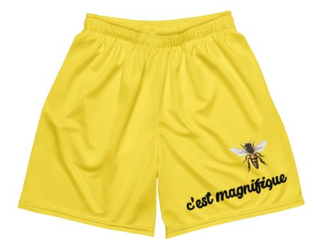 C’est Magnifique (It’s Beautiful) Unisex mesh shorts For Cheap