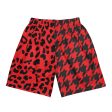 Leopard-Fiasco Unisex houndstooth mesh shorts Supply