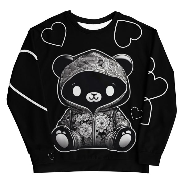 Black-Teddy Unisex Sweatshirt Hot on Sale