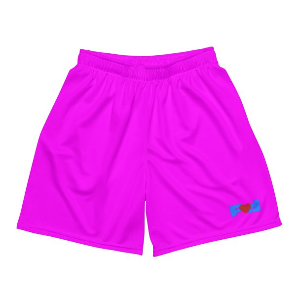 The-Frenzy Unisex fluorescent mesh shorts For Sale