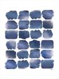 HK125 - Watercolor Strokes Blue I - 12x16 Hot on Sale