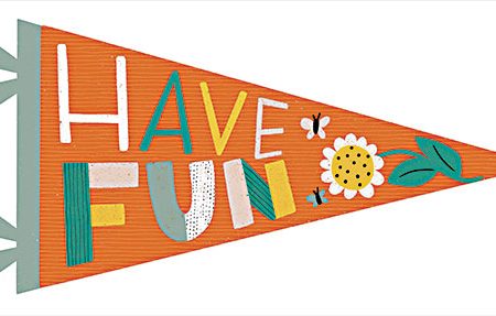 BRO122 - Have Fun Pennant - 18x9 For Cheap