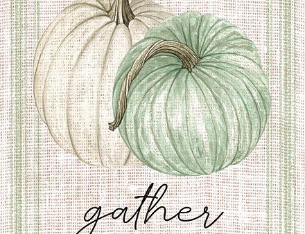 CIN2663 - Grain Sack Gather and Give Thanks - 12x16 Online Hot Sale