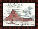 CIN2715 - Merry Christmas Farm - 16x12 For Discount