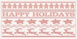 CIN2712 - Happy Holidays Stitchery - 18x9 Sale