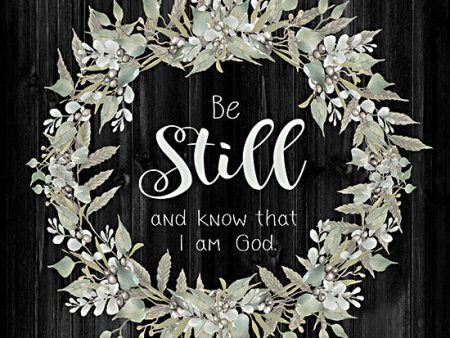 CIN2690 - Be Still and Know Wreath - 12x12 For Discount