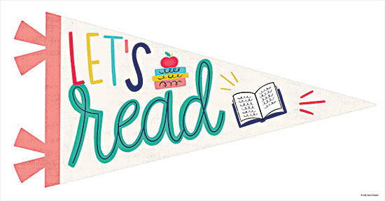 BRO126 - Let s Read Pennant - 18x9 Online