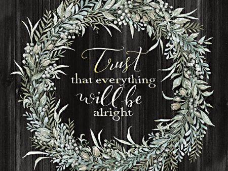 CIN2692 - Trust Wreath - 12x12 Fashion