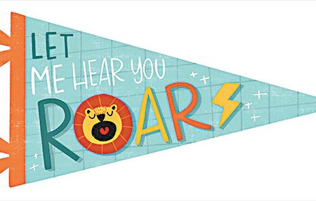 BRO124 - Roar Pennant - 18x9 Online Sale