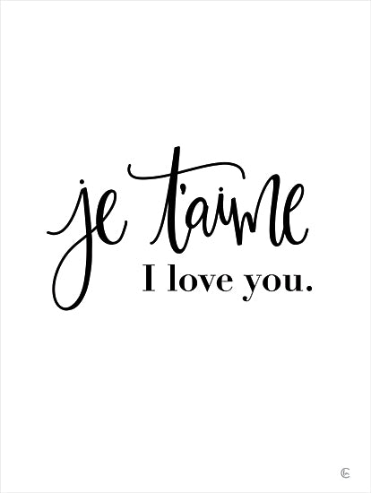 FMC258 - French I Love You - 12x16 Discount