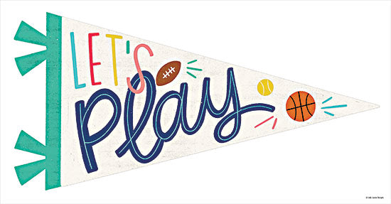 BRO127 - Let s Play Pennant - 18x9 Sale